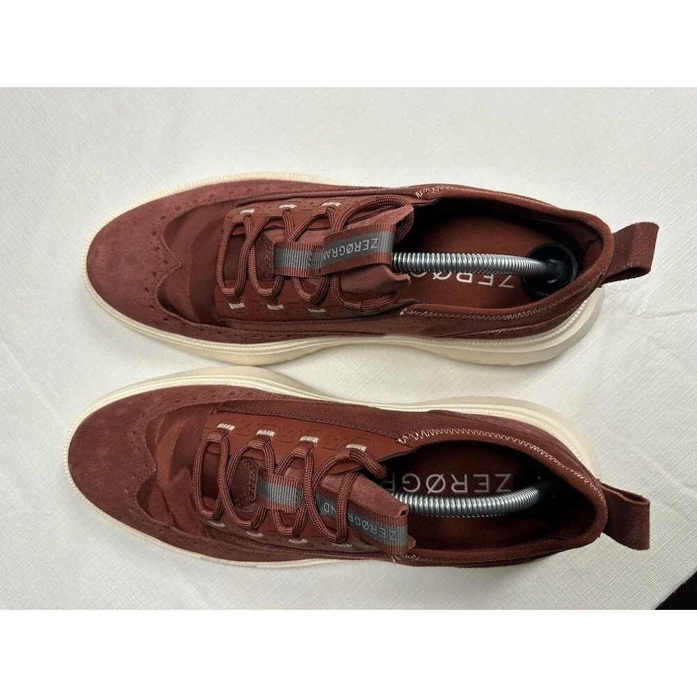 Men's Cole Haan Zerogrand WFA Wingtip Oxford Sneakers Size 10 Maroon C36245
